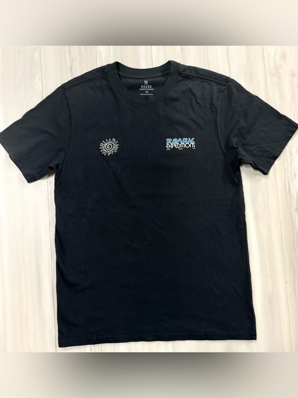 Roark Short-Sleeve Crewneck T-Shirt, size Medium